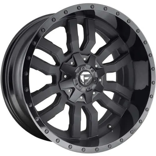 Fuel Sledge Matte Black 18x8 +35