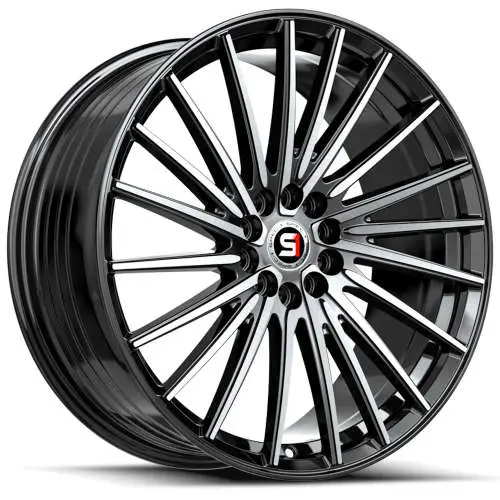 Spec-1 SP-68 Black Machined 18x8 +38