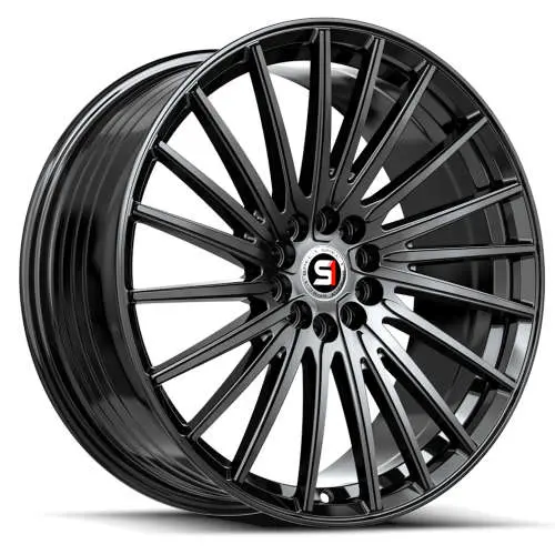 Spec-1 SP-68 Gloss Black 18x8 +38
