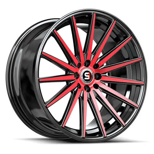 Spec-1 SP-69 Black Red 18x8 +38