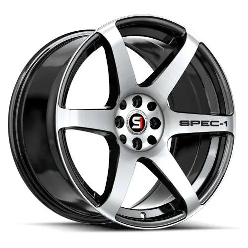 Spec-1 SPT-32 Black Machined 18x8 +34