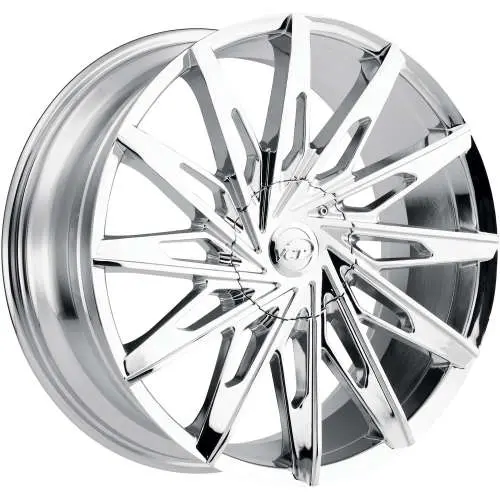 VCT V86 Chrome 22x8.5 +38