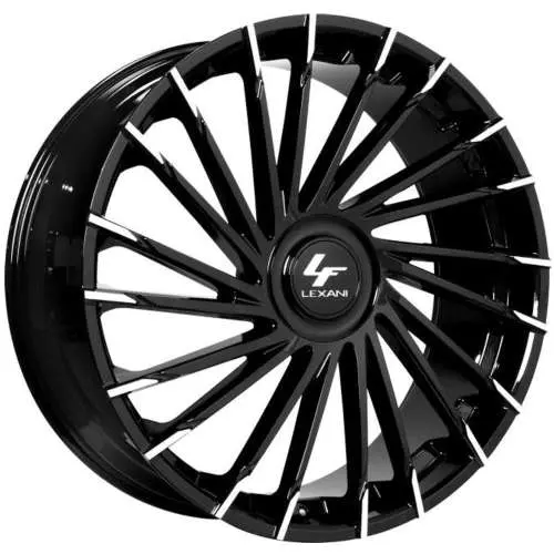 Lexani Wraith XL Black Machined 22x10 +35