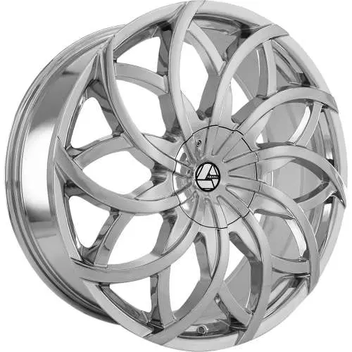 Azara AZA-504 Chrome 22x8.5 +38