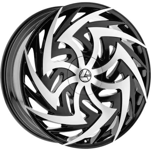 Azara AZA-520 Machined Black 22x8.5 +38