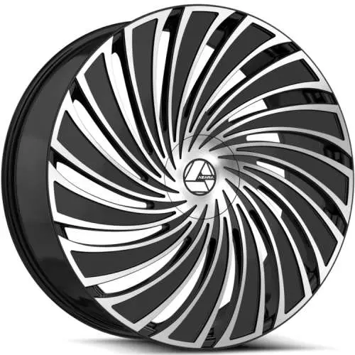 Azara AZA-533 Black Machined 20x8.5 +35