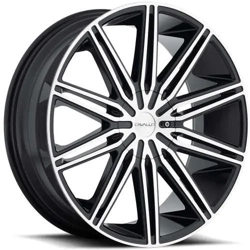 Cavallo CLV-10 Black Machined 22x8.5 +34