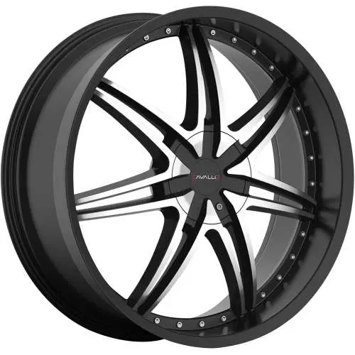 Cavallo CLV-11 Black Machined 22x8.5 +38
