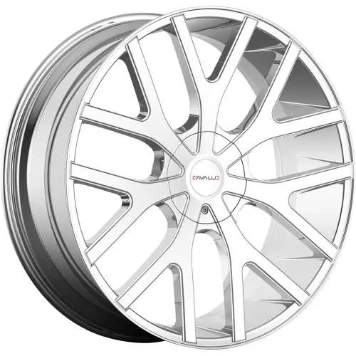 Cavallo CLV-15 Chrome 20x8.5 +35