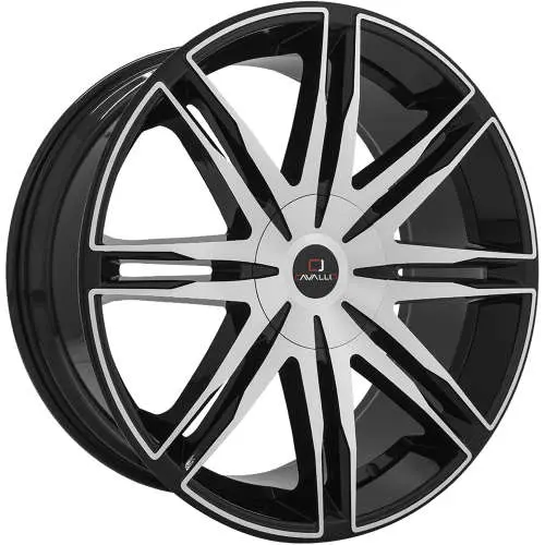 Cavallo CLV-18 Machined Black 22x8.5 +38