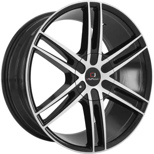 Cavallo CLV-20 Black Machined 20x8.5 +35