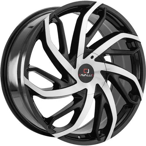 Cavallo CLV-29 Black Machined 22x8.5 +38
