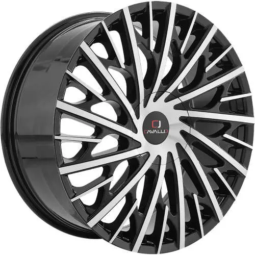 Cavallo CLV-30 Black Machined 22x8.5 +38