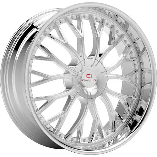 Cavallo CLV-33 Chrome 20x8.5 +35
