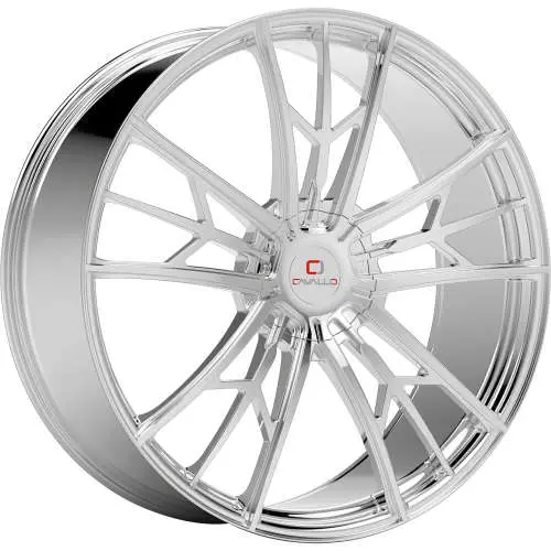 Cavallo CLV-39 Chrome 20x8.5 +35