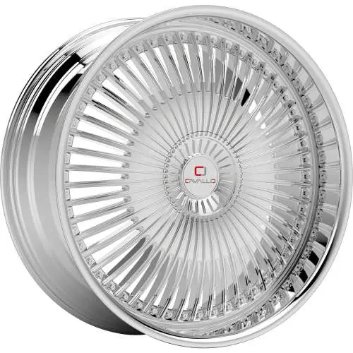 Cavallo CLV-41 Chrome 22x8.5 +38