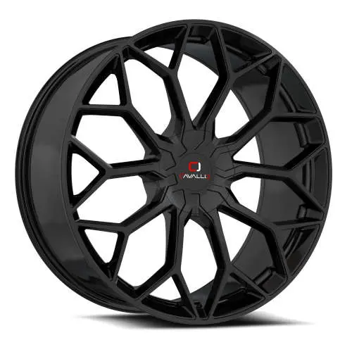 Cavallo CLV-44 Gloss Black 20x8.5 +35