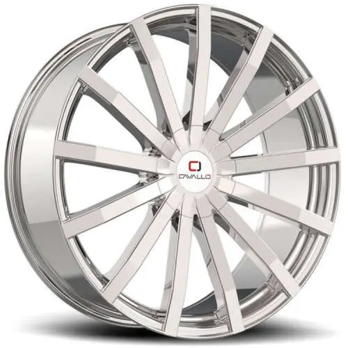 Cavallo CLV-52 Chrome 20x8.5 +35