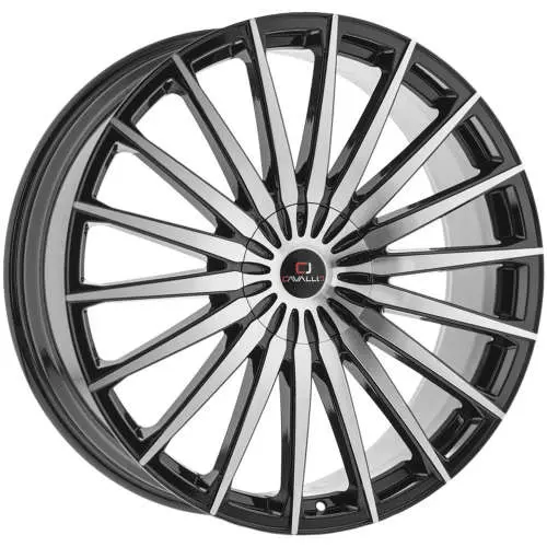 Cavallo CLV-C-34 Machined Black 20x8.5 +35