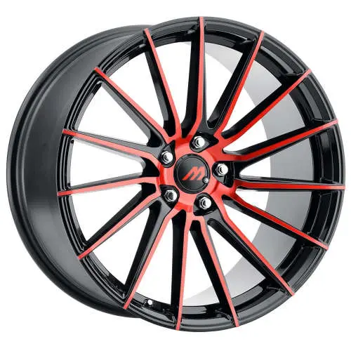 Mach ME19 Black Red 20x8.5 +35