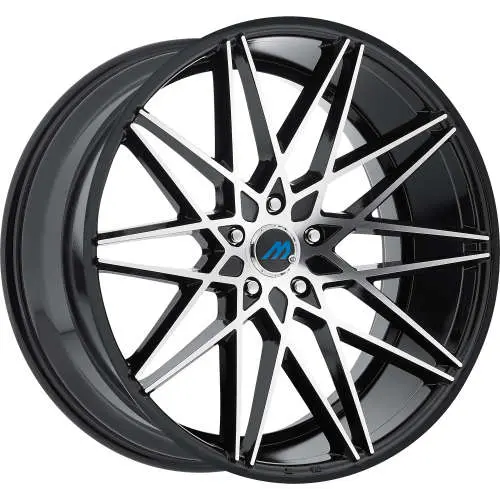 Mach ME20 Black Machined 20x8.5 +35