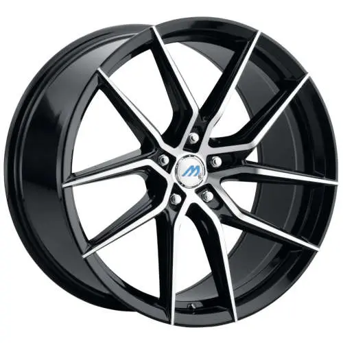 Mach ME6 Black Machined 20x8.5 +35