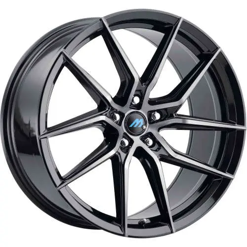 Mach ME6 Gloss Black 20x8.5 +35