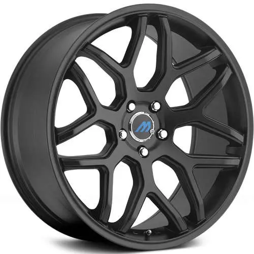 Mach ME8 Satin Black 20x8.5 +35