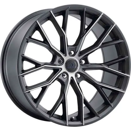 Mach MF10 Matte Black 20x8.5 +35