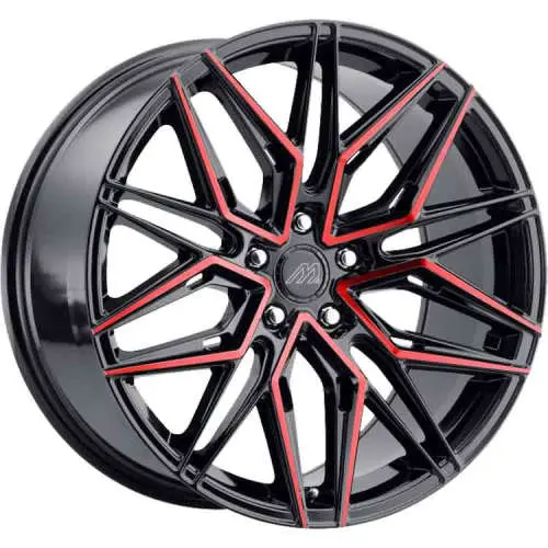Mach MF6 Black Red 20x8.5 +35