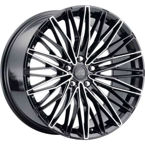 Mach MF9 Black Machined 20x8.5 +35