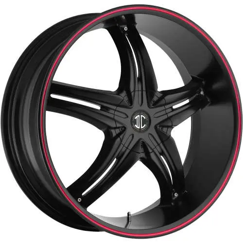 Fiero N05 Black Red 22x8.5 +38