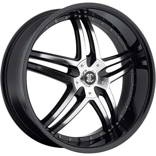 2Crave N17 Black Machined 20x8 +40