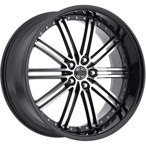 2Crave N33 Black Machined 20x8.5 +35