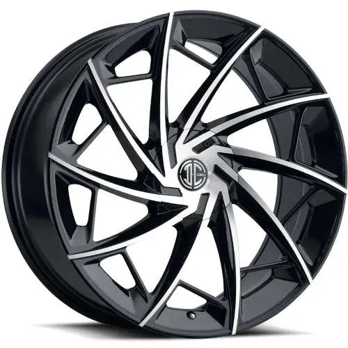 2Crave N36 Machined Black 20x8.5 +35