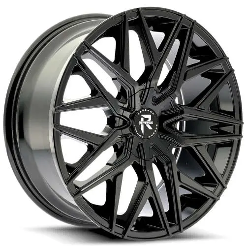 Revenge Luxury RL-104 Gloss Black 22x8.5 +35