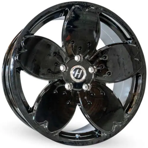 Heritage Sakura MonoC Gloss Black 18x8.5 +35
