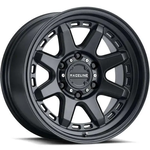 Raceline Scout Satin Black 18x8 +35