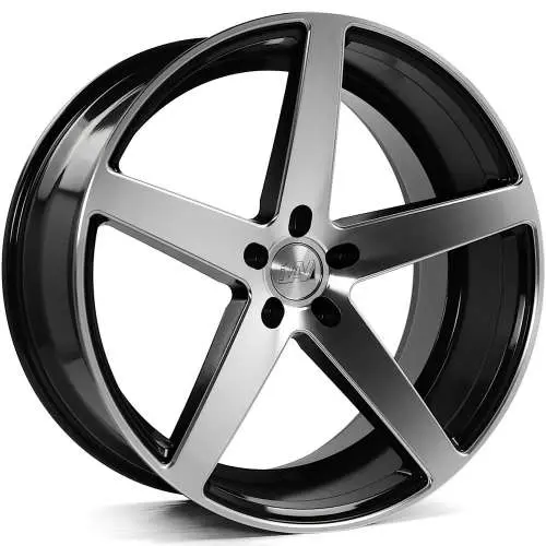 1AV ZX9 Machined Black 20x8.5 +40