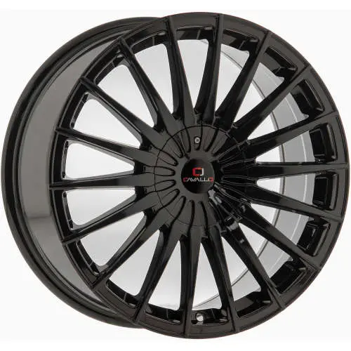 Cavallo CLV-34 Gloss Black 20x8.5 +35