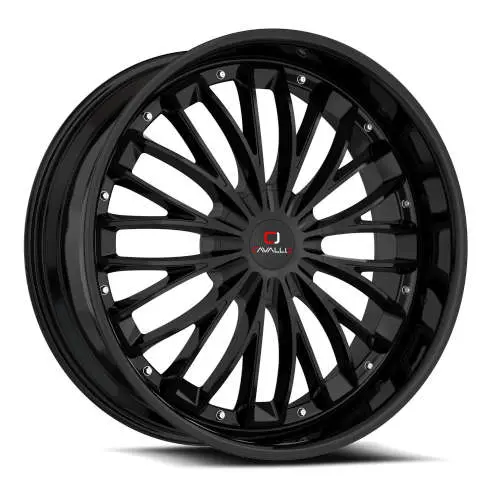 Cavallo CLV-42 Gloss Black 20x8.5 +35