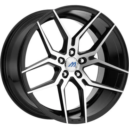 Mach ME4 Black Machined 18x8 +35