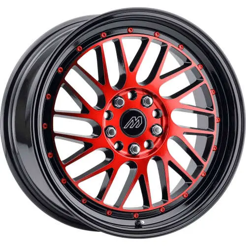 Mach MP42 Black Red 18x8 +35