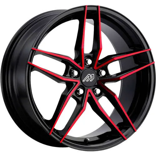 Mach MP51 Black Red 18x8 +42
