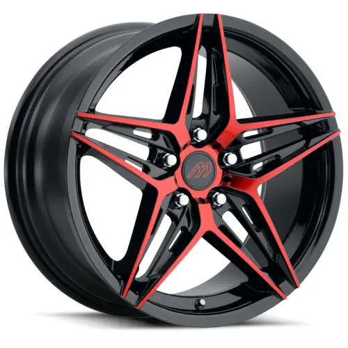 Mach MP56 Black Red 18x8 +42