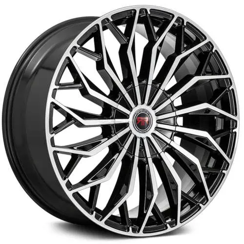 Revolution Racing RR27 Black Machined 20x8 +40