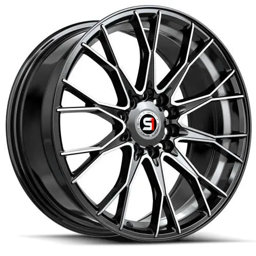 Spec-1 SP-59 Black Machined 18x8 +38