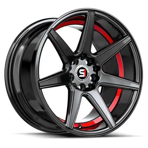 Spec-1 SP-73 Black 18x8 +38