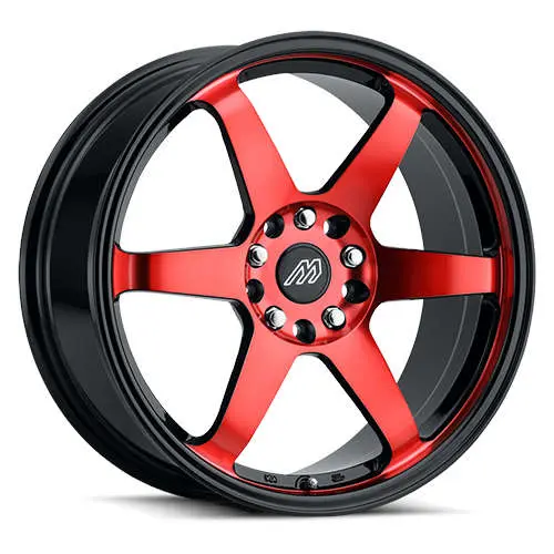 Mach MP60 Black Red 18x8 +35