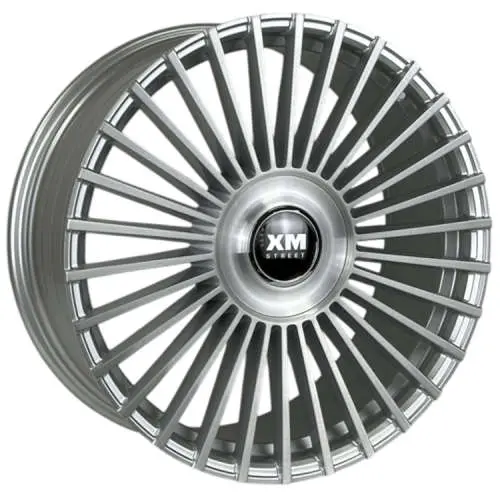 XM Street XM-612 Silver Brushed 22x8.5 +35
